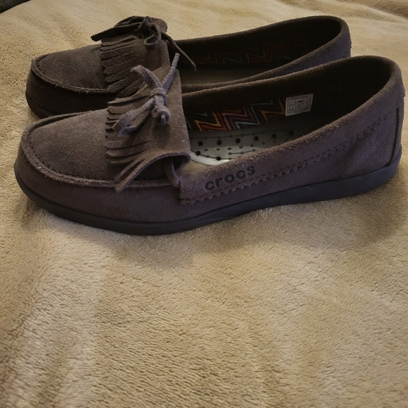 Crocs Adela suede shoes - Picture 2 of 6